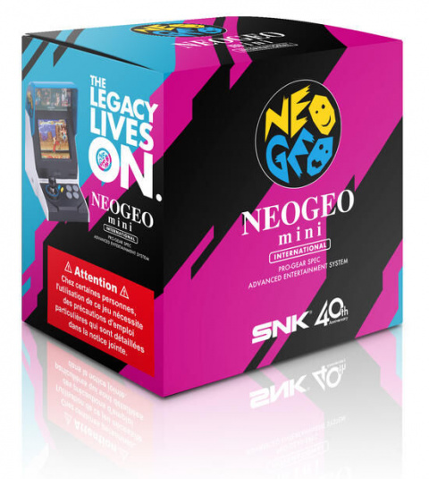 Soldes NeoGeo : La NeoGeo Mini HD en réduction à -30%