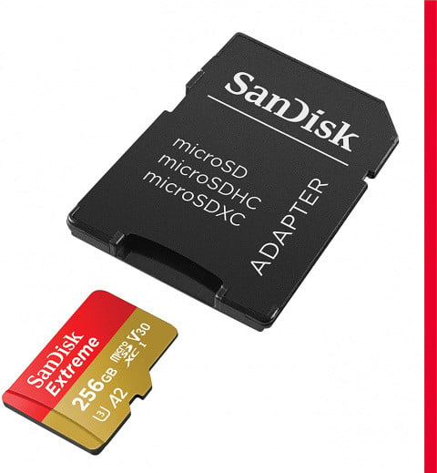 Soldes SanDisk : la carte microSD Extreme 256Go en réduction à -60%