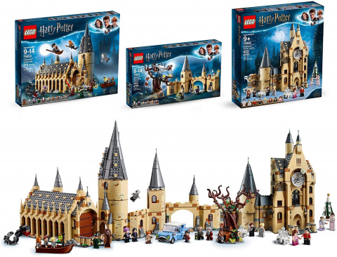Bon plan LEGO Harry Potter : Le pack 3 sets Château de Poudlard en réduction