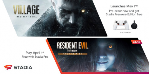 Stadia : Resident Evil Village et Resident Evil VII : Gold Edition débarquent bientôt sur le service de Google