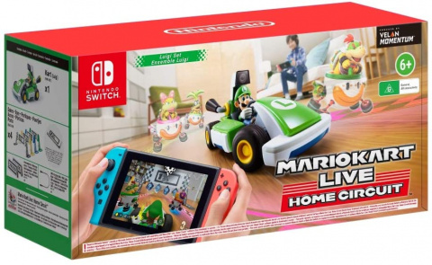 Mario Kart Live Home Circuit Luigi avec voiture téléguidée toujours disponible à moins de 100€