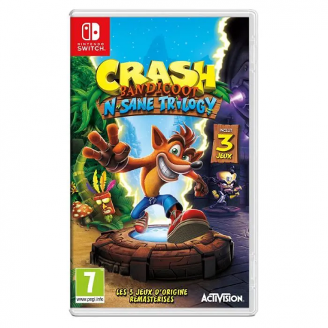 Nintendo Switch : Crash Bandicoot N. Sane Trilogy au meilleur prix 