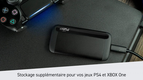 Crucial CT1 : Le SSD portable Externe de 1To pour vos consoles et PC