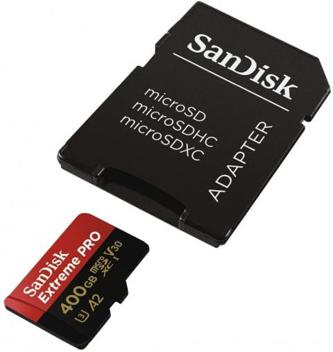 La carte micro SD Sandisk Extreme Pro 400 Go en réduction de 55% !