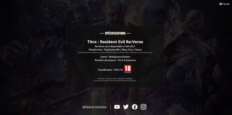 Resident Evil Re:Verse : Le jeu multijoueur dévoile une fenêtre de sortie