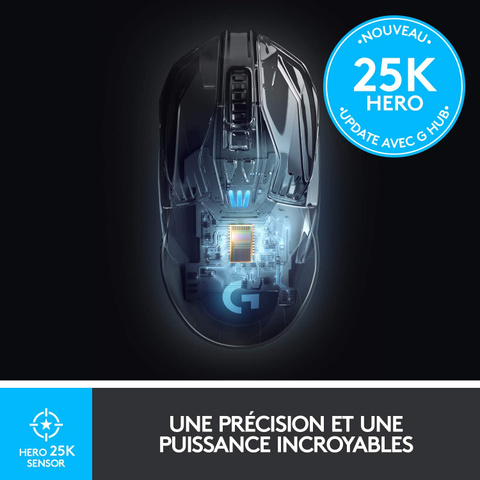 -33% sur la souris gamer sans fil Logitech G903 Lightspeed