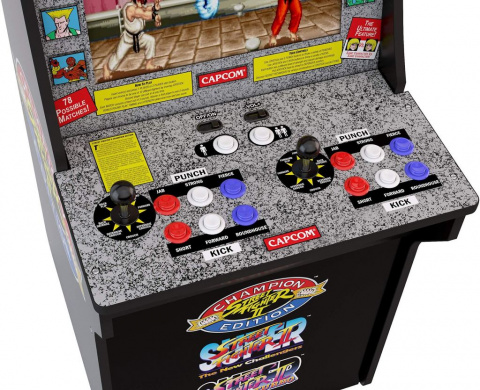 Street Fighter 2 : promo sur la borne d'arcade 1Up spéciale