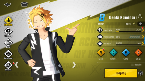 My Hero Academia : The Strongest Hero, tier list des personnages du jeu