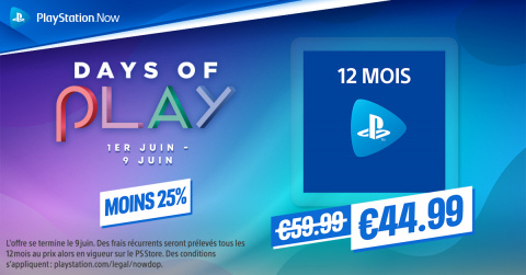 Days of Play : ne manquez pas les offres du PS Store, PS Plus et PS Now !