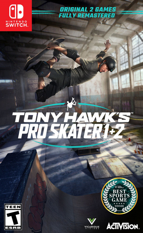 Tony Hawk's Pro Skater 1+2 sur Switch
