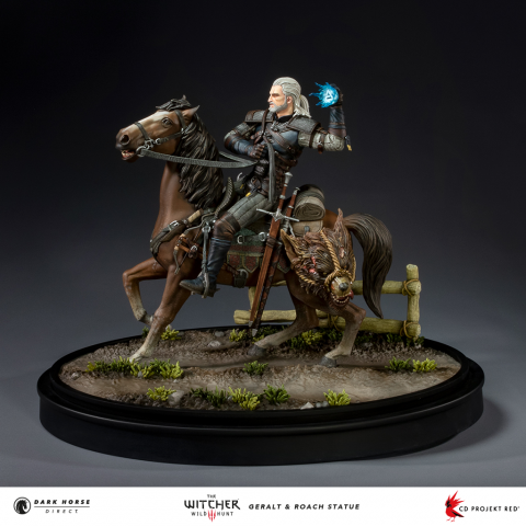 The Witcher 3 : Une statuette équestre de Geralt annoncée chez Dark Horse