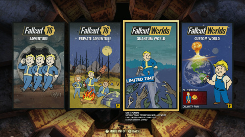 Fallout 76 : les serveurs privés bientôt personnalisables grâce à Fallout Worlds