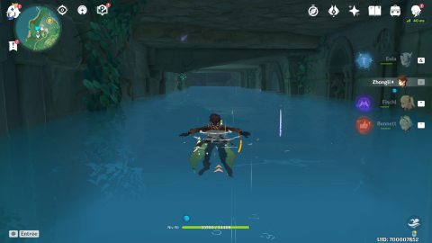 Genshin Impact, débloquer le point de téléportation et le donjon d'Inazuma sous l'eau 