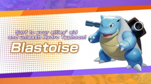 Pokémon Unite : Tortank prêt à déchaîner les flots sur le MOBA