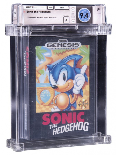 Sonic: a MegaDrive version sold at a crazy price, the creator of the blue hedgehog wonders