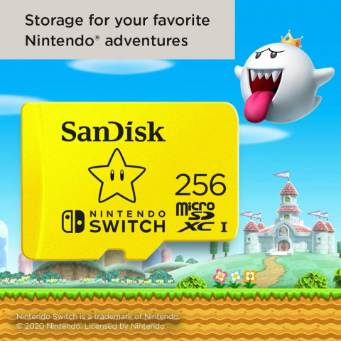 La carte mémoire MicroSD officielle pour Nintendo Switch passe en mode Black Friday