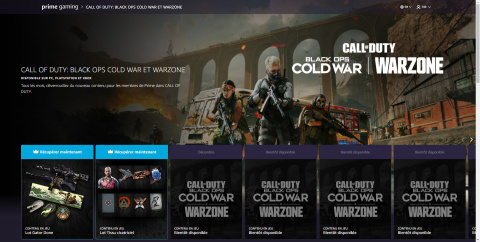 Call of Duty Warzone & Black Ops Cold War : récompenses Prime Gaming novembre-décembre 2021 : comment les obtenir ?