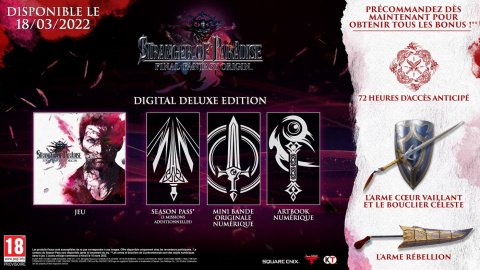Stranger of Paradise Final Fantasy Origin : des missions exclusives en précommande numérique ? 