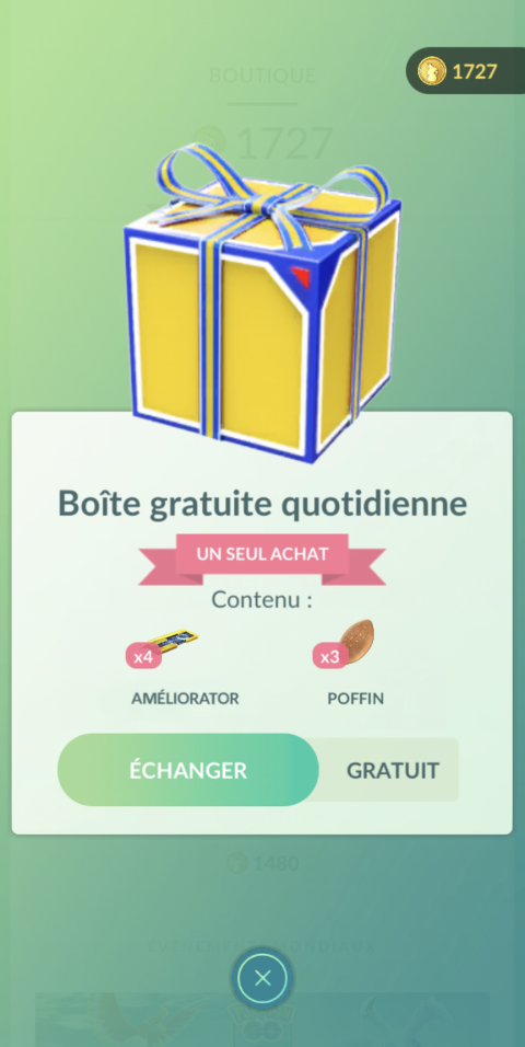 Pokémon GO : n'ouvrez pas vos boîtes gratuites n'importe quand ! Voici pourquoi
