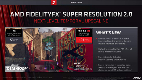 FSR 2.0, la nouvelle version de la technologie d'AMD arrive 