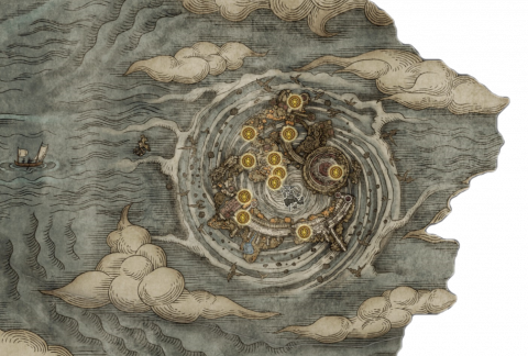 Elden Ring Map: The Underworld map, recreated in HD, with all Places of Mercy!