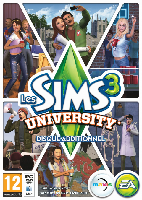 Les Sims 3 : University sur PC