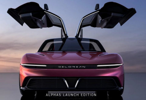 DeLorean est de retour : voici la Alpha5, la nouvelle voiture électrique particulièrement... futuriste