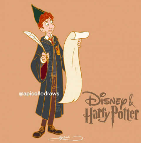 Harry Potter : Un artiste dessine des versions Disney des personnages cultes