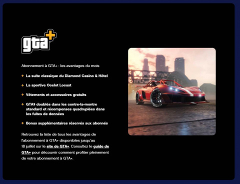 GTA 5 Online : récompenses GTA+, nouvelles promotions... tout savoir sur les bonus de la semaine