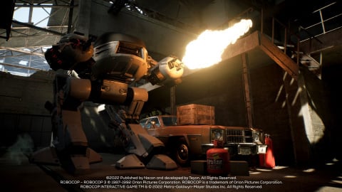 RoboCop Rogue City : l’icône pop culture fait la loi avec du gameplay explosif lors du Nacon Connect 2022