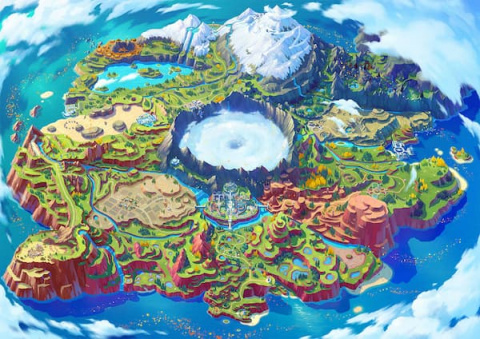 Pokémon Écarlate Violet : la taille du monde ouvert calculée par un joueur, elle est comparée aux plus grandes maps du jeu vidéo !