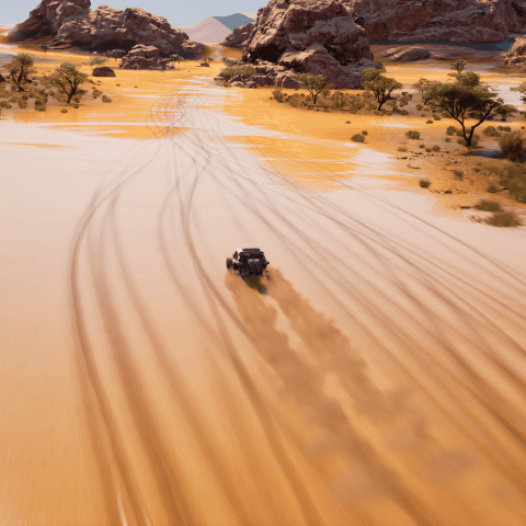 Dakar Desert Rally : Une carte titanesque, plus grande que l'Allemagne !