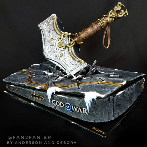 God of War Ragnarok : cette PS5 ultra-collector faite par des fans va vous rendre marteau 