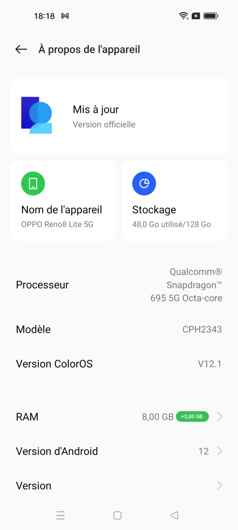 Test : le smartphone pas cher Oppo Reno8 Lite 5G ne restera pas dans les mémoires