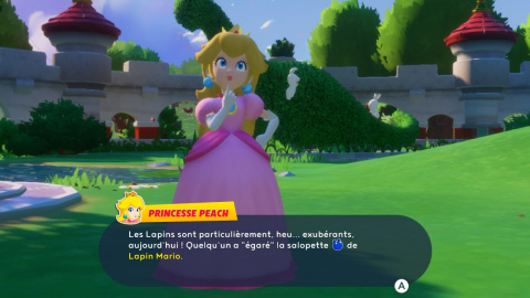 Mario et les Lapins crétins : Chateau de Peach - Prologue