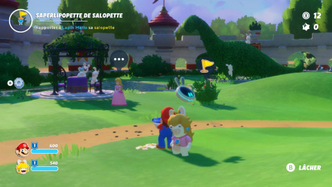 Mario et les Lapins crétins : Chateau de Peach - Prologue