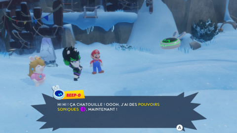 Mario et les Lapins crétins Sparks of Hope : Pics Parfaits - Bouche gelée de la montagne