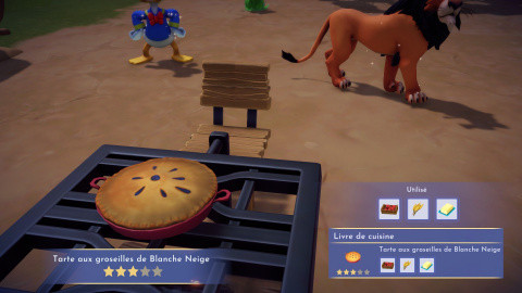 Disney's Dreamlight Valley: salmon teriyaki, currant pie...how to make recipes for scarring?