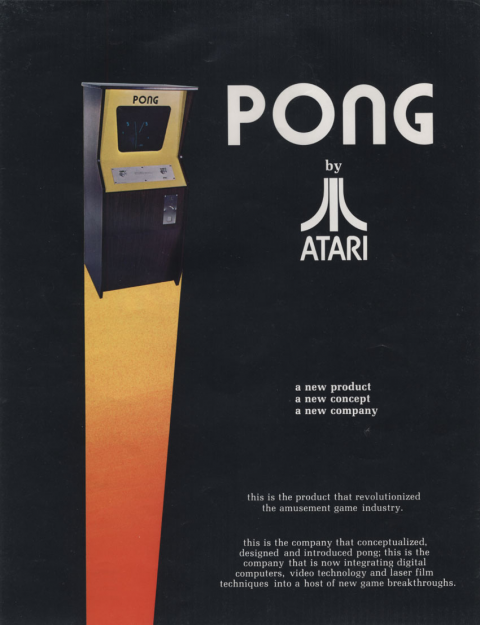 Pong (1972) sur Arcade