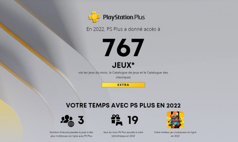 PS5 PS4 : Découvrez votre bilan 2022 et obtenez une récompense PlayStation gratuite !