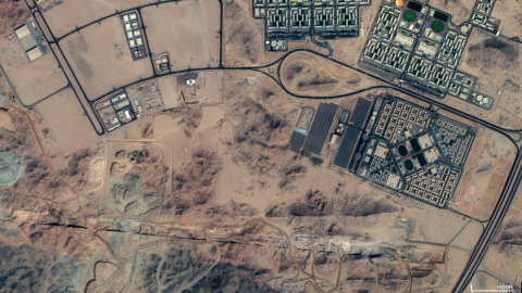 The Line: the evolution of Saudi Arabia's crazy project can be seen from space!