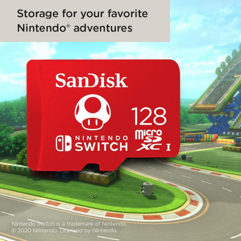 Soldes Amazon : la carte microSD 128 Go pour la Nintendo Switch est à petit prix