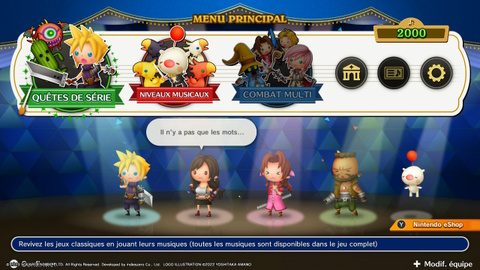 Le jeu vidéo parfait pour attendre Final Fantasy 16 ? On a joué à Theatrhythm Final Bar Line !