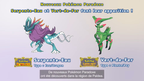 Pokémon Ecarlate et Violet - Découvrez les nouveaux Pokémon du DLC Le  trésor enfoui de la Zone Zéro - Nintendo Switch - Nintendo-Master