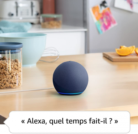 Echo Dot 5 : Amazon détruit le prix de sa meilleure enceinte connectée pour un temps très limité