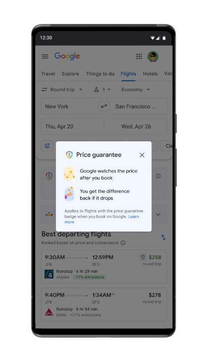 Avec cette nouvelle fonctionnalité de Google, vous pouvez payer vos billets d’avion moins cher
