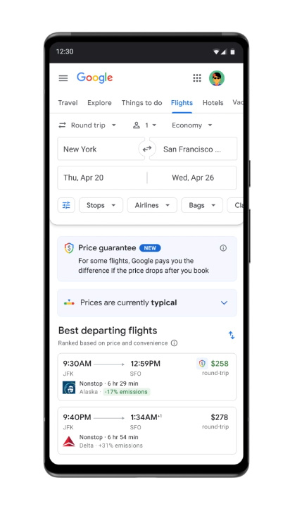 Avec cette nouvelle fonctionnalité de Google, vous pouvez payer vos billets d’avion moins cher