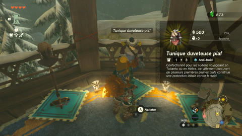 Zelda Tears of the Kingdom anti-cold recipes and outfits: how to resist the cold effectively?