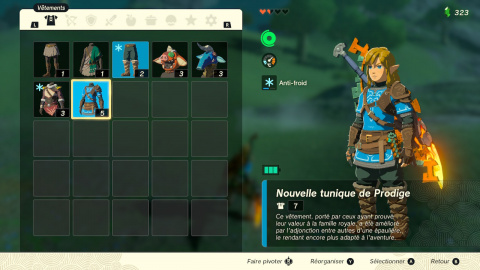 Zelda Tears of the Kingdom prodigy tunic: how to get this outfit?