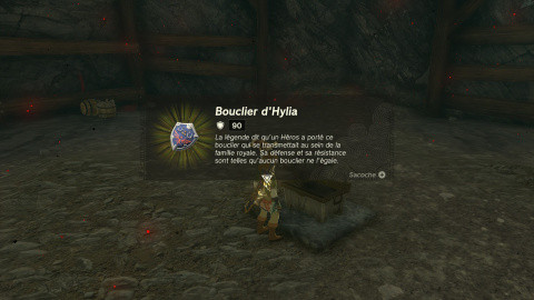 Bouclier Hylia Zelda Tears of the Kingdom : Comment obtenir ce bouclier ?